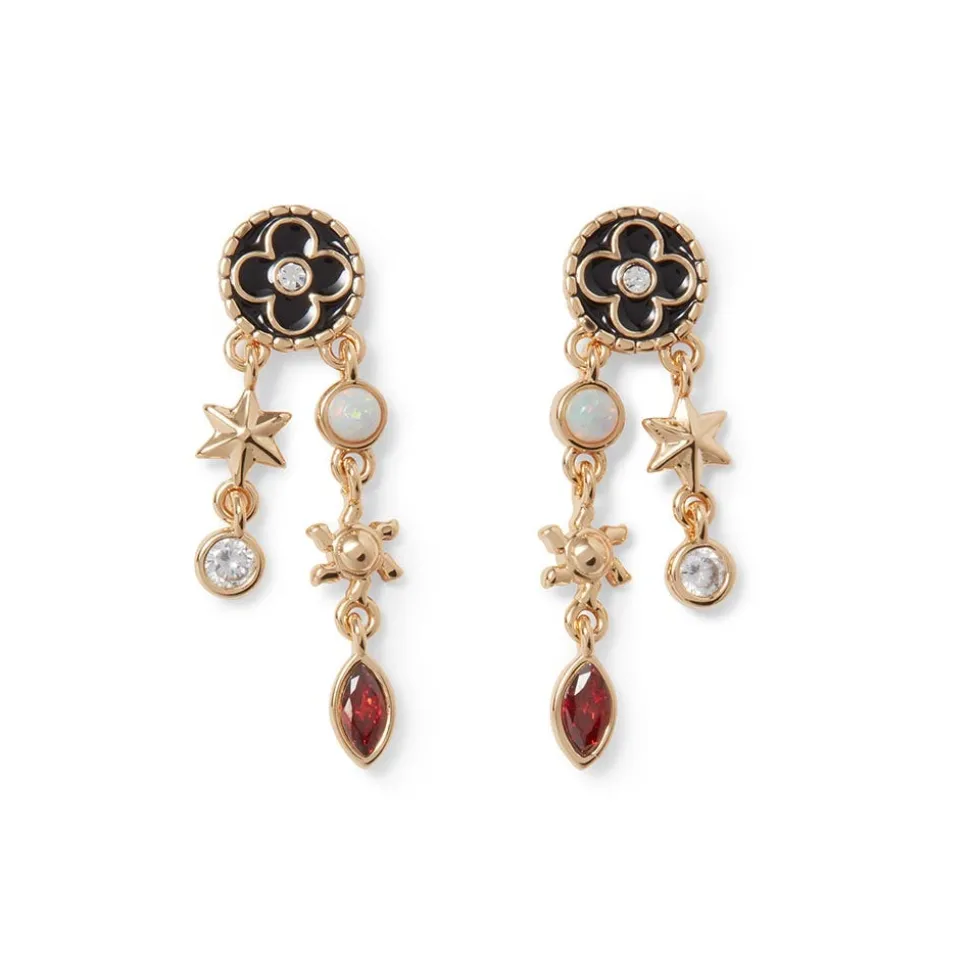 Celestial Symbols Chandelier Earrings