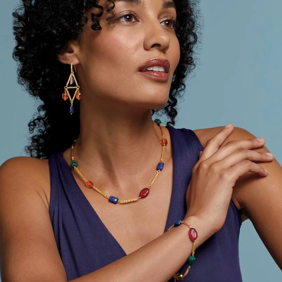 Cypriot Gems Chandelier Earrings
