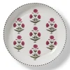 Good Earth Blooming Poppies Round Serving Dish