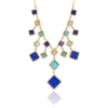 Mosaic Column Bib Necklace