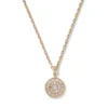Mother-Of-Pearl Mosaic T-Bar Pendant Necklace
