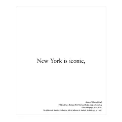New York Is...