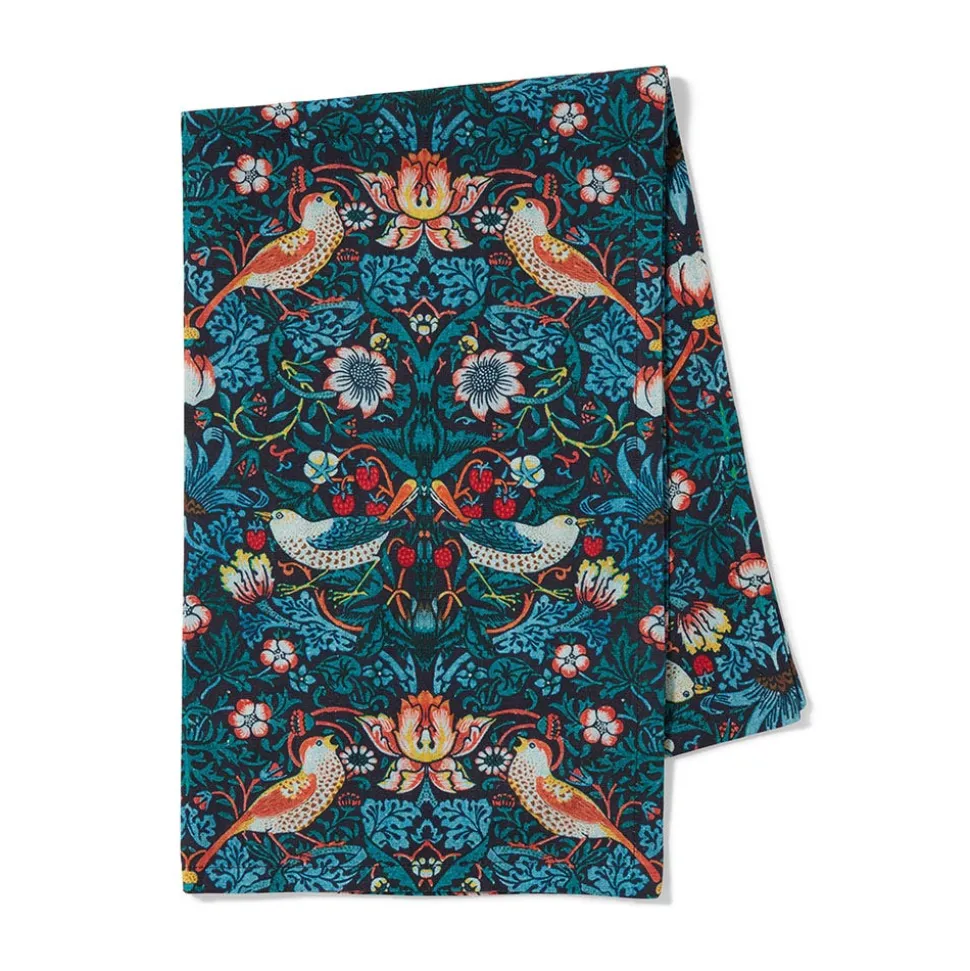 William Morris Strawberry Thief Tea Towel