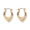 Wrapped Chevron Huggie Earrings