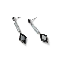 American Deco Pendant Necklace And Long Pendant Earrings Set