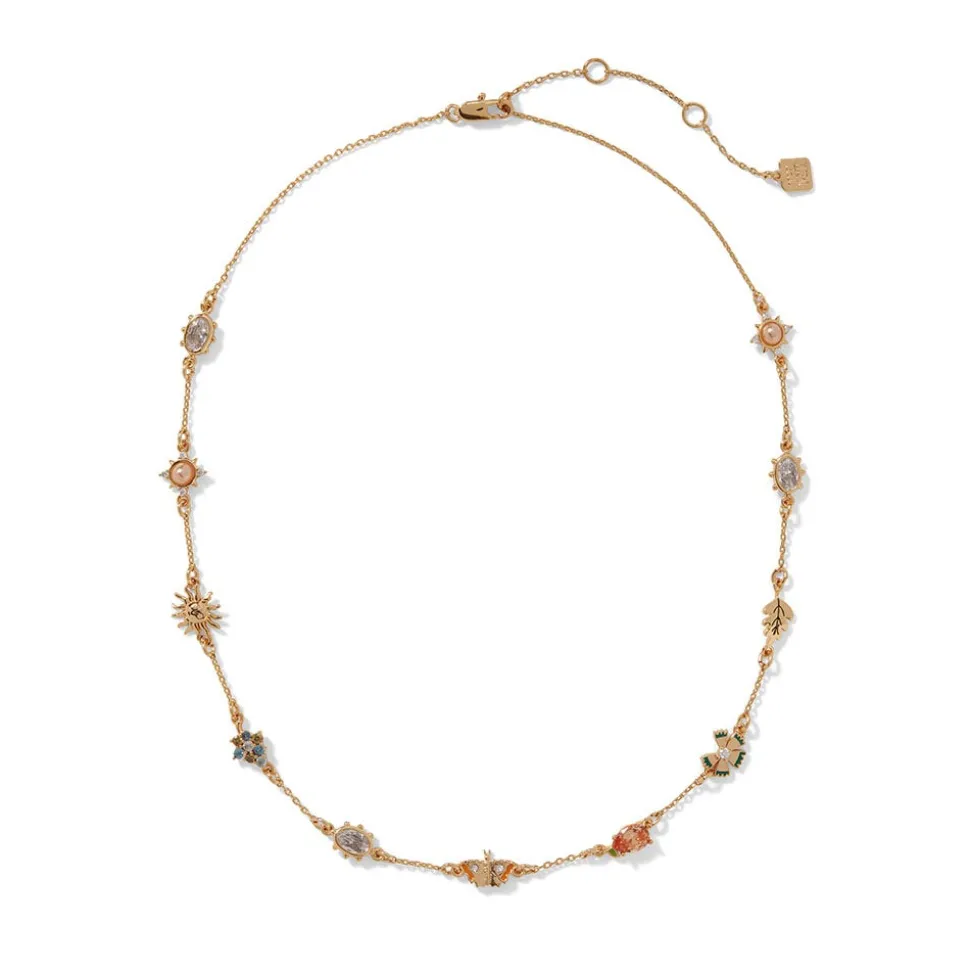 British Tree Of Life 11-Charm Necklace