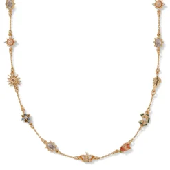British Tree Of Life 11-Charm Necklace