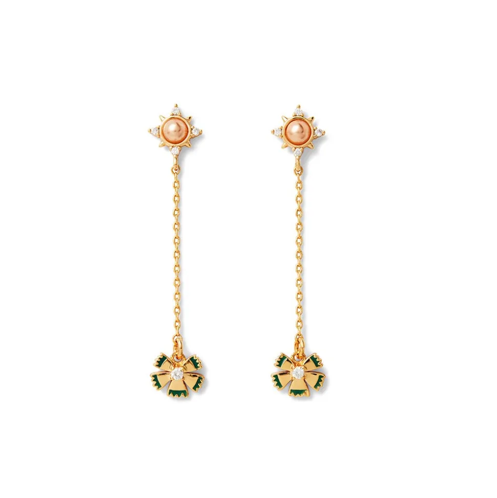 British Tree Of Life Drop Earrings