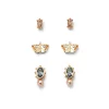 British Tree Of Life Insects Stud Earring Set
