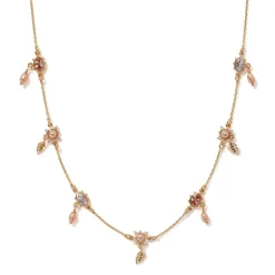 British Tree Of Life Short Charm Necklace
