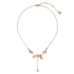 British Tree Of Life Y-Necklace With Charms