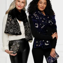 Celestial Beaded Scarf