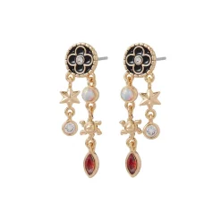 Celestial Symbols Chandelier Earrings