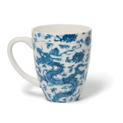 Chinese Dragon Covered Mug With Tea Infuser