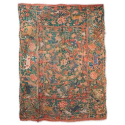 Flora And Fauna Oversize Cashmere-Blend Shawl
