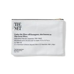 Hokusai Great Wave Zip Pouch