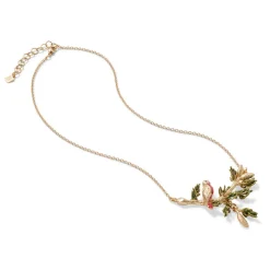Holiday Birds Necklace