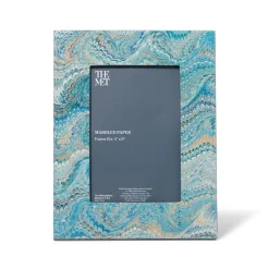 Marbled Paper Rectangular Lacquer Frame