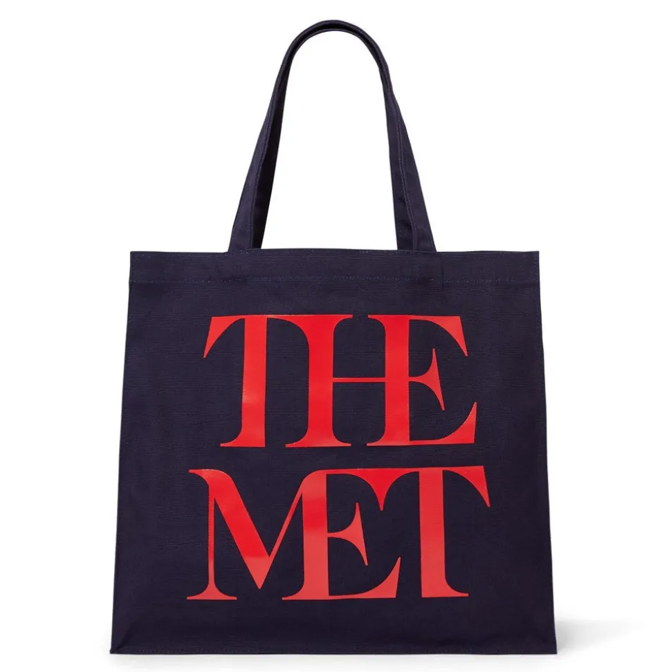 Met Logo Canvas Tote