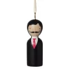 Modern Artist Wood Ornament Set