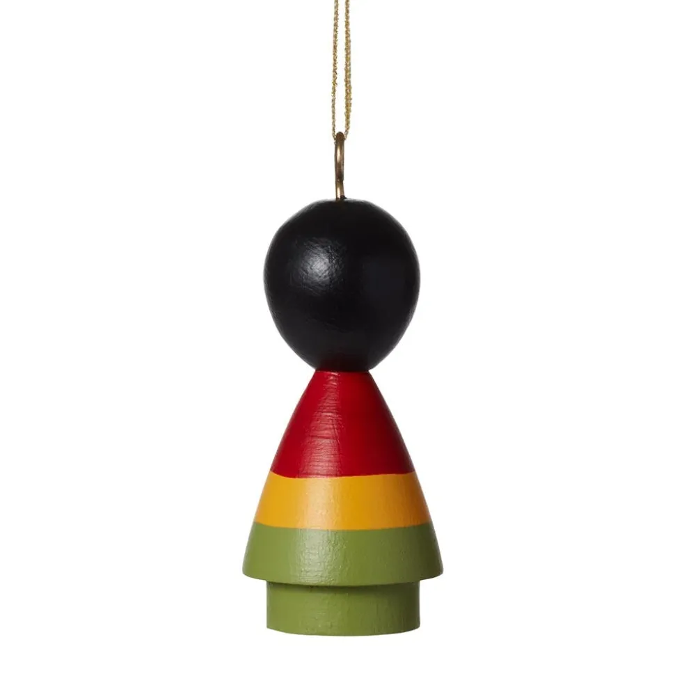 Modern Artist Wood Ornament Set