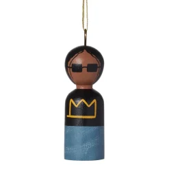 Modern Artist Wood Ornament Set