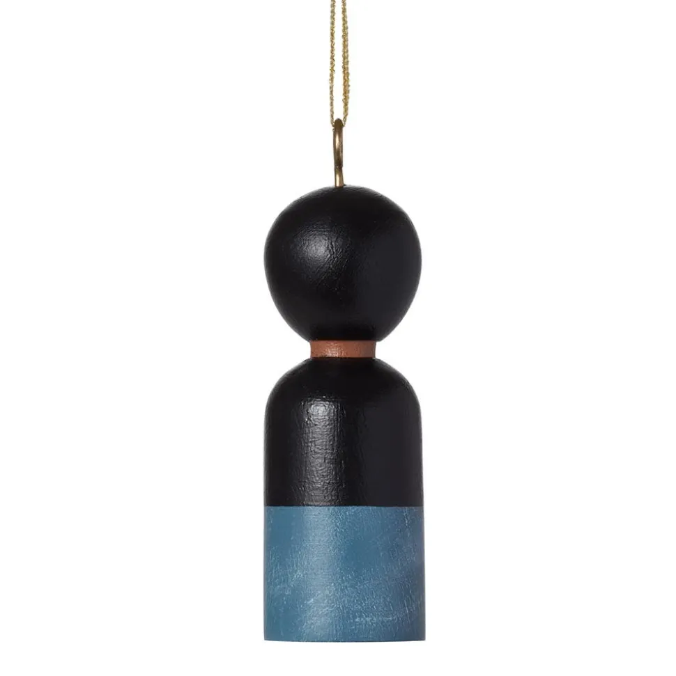 Modern Artist Wood Ornament Set