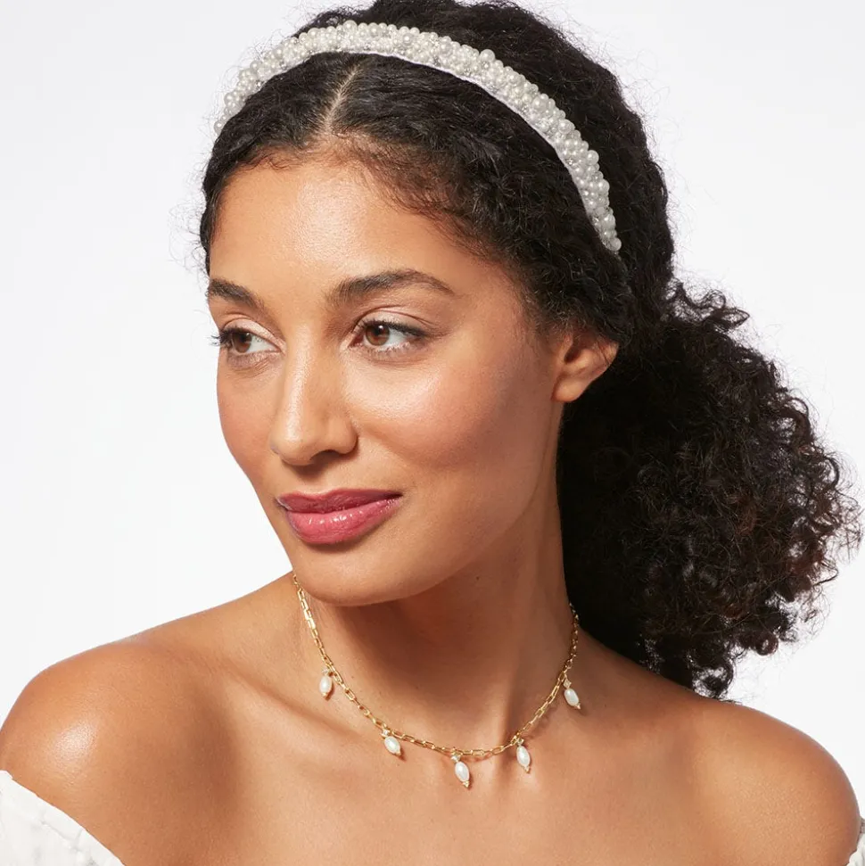 Royal Tudor Pearl And Chain Necklace