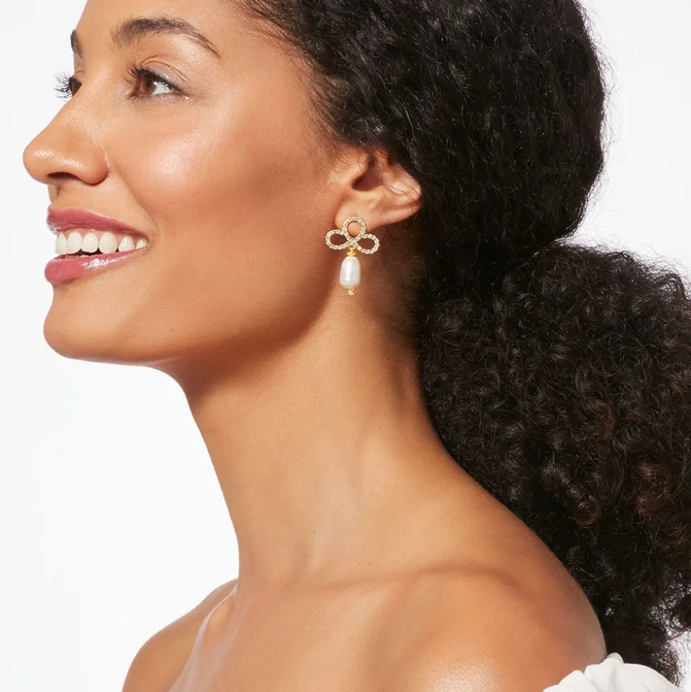Royal Tudor Pearl Drop Earrings