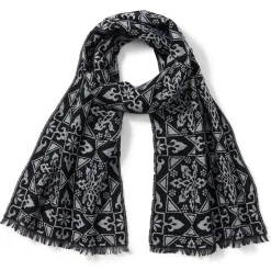 Spanish Snowflake Jacquard Scarf