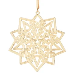 2023 Sterling Silver Star And Snowflake Ornament Set