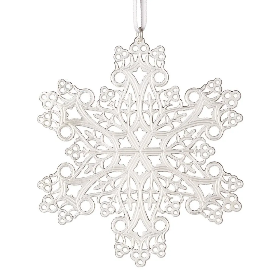 2023 Sterling Silver Star And Snowflake Ornament Set