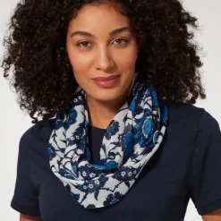 Turkish Saz Leaf Infinity Scarf