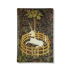 Unicorn In A Garden Glass Tray