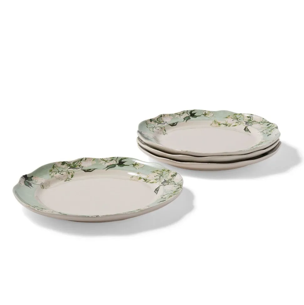 Van Gogh Roses Dinner Plate