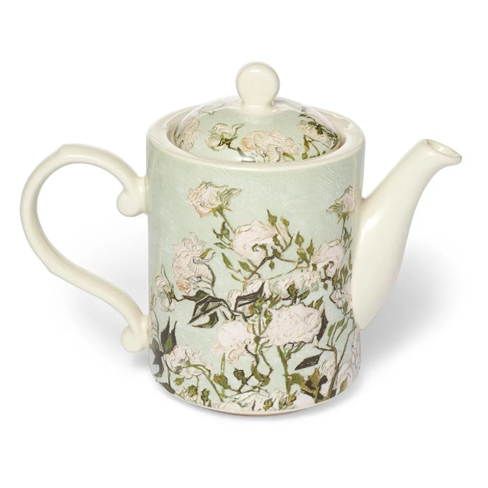 Van Gogh Roses Teapot And Teacup Set