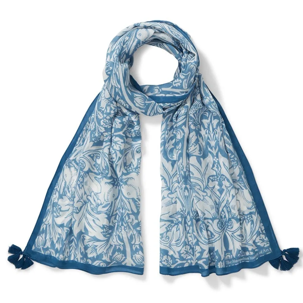 William Morris Brother Rabbit Oversize Oblong Scarf