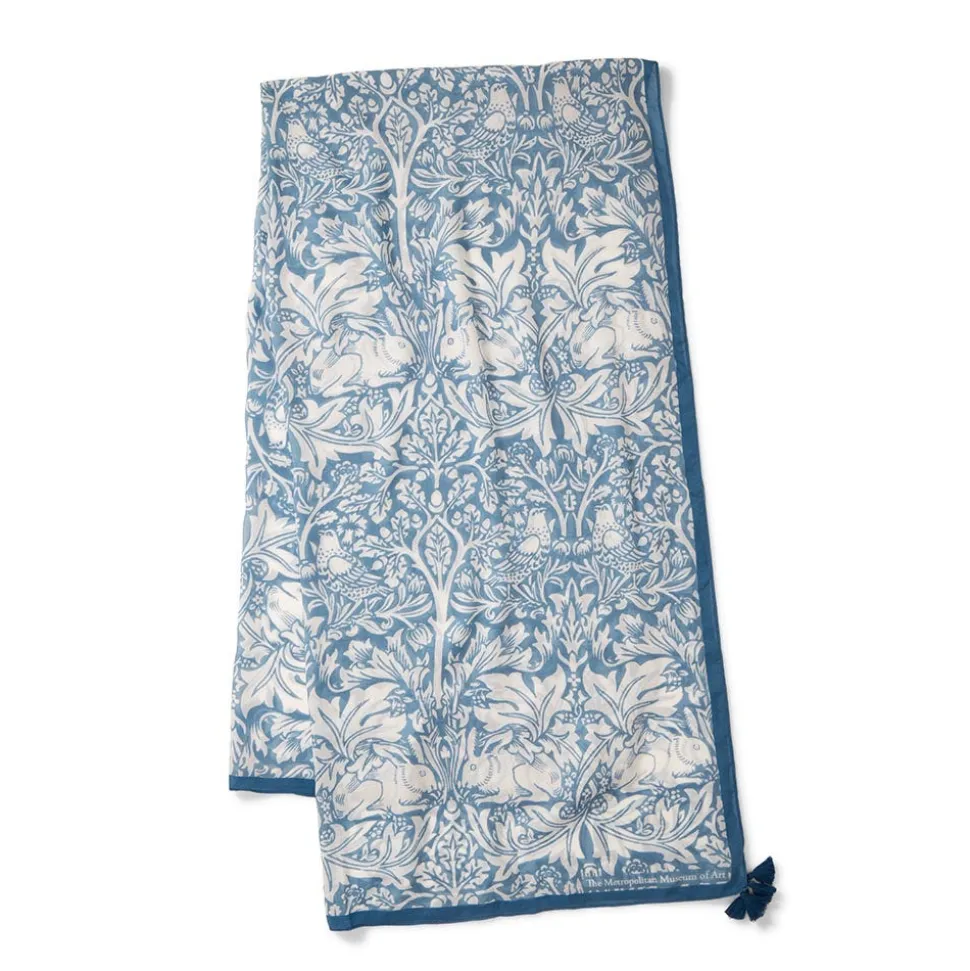 William Morris Brother Rabbit Oversize Oblong Scarf