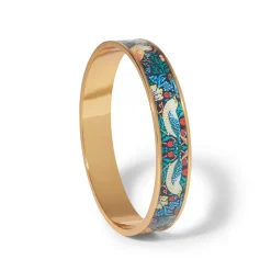 William Morris Strawberry Thief Enamel Bangle