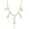 Willow Catkins Pearl Bib Necklace